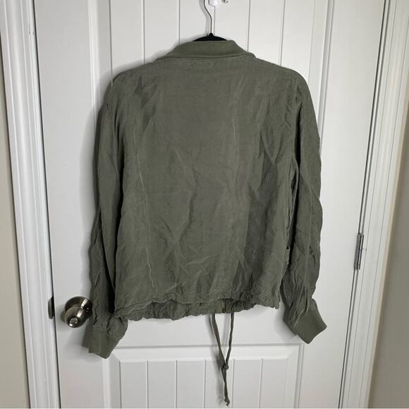 Anthropologie Marrakech drape utility lightweight jacket‎ size large gorpcore - Picture 4 of 7